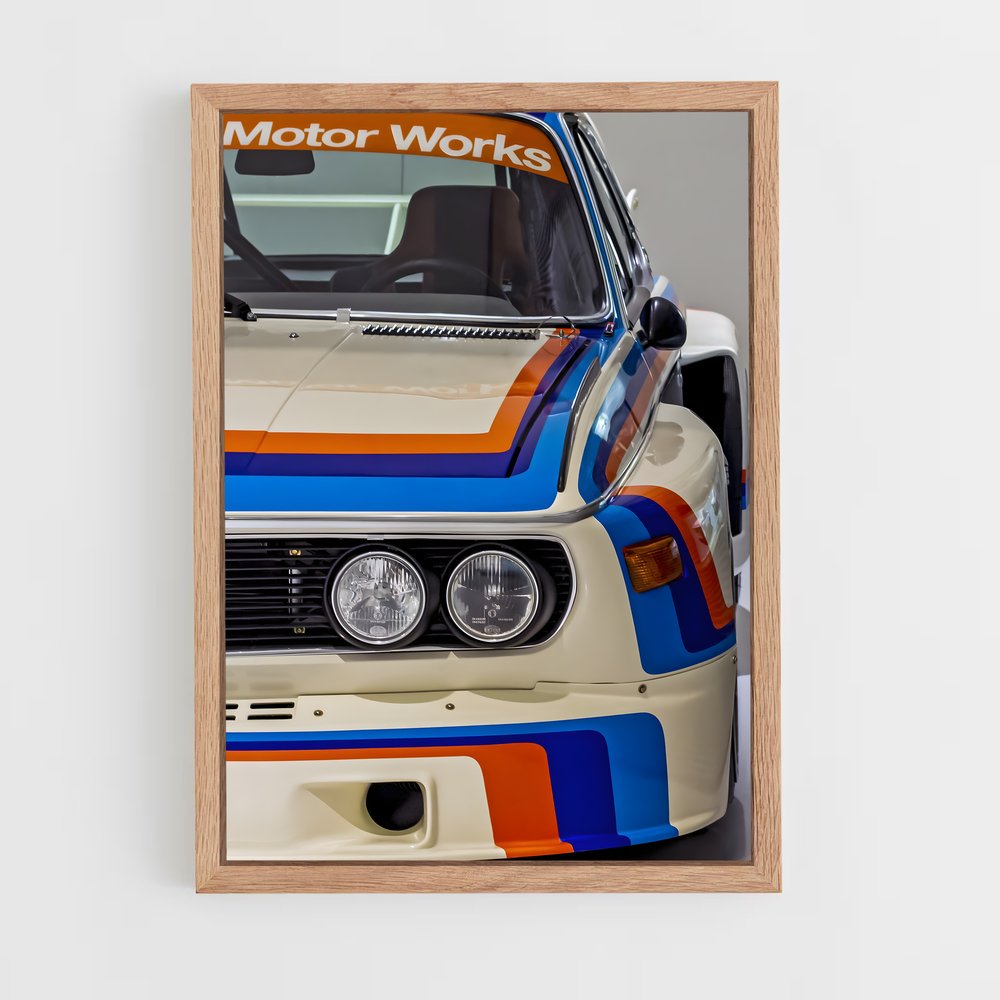 Poster Csl Automobile Quatre – affiche BMW (vue 4)